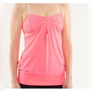 Lululemon "Hot But Not" tank top active rare pink y2k